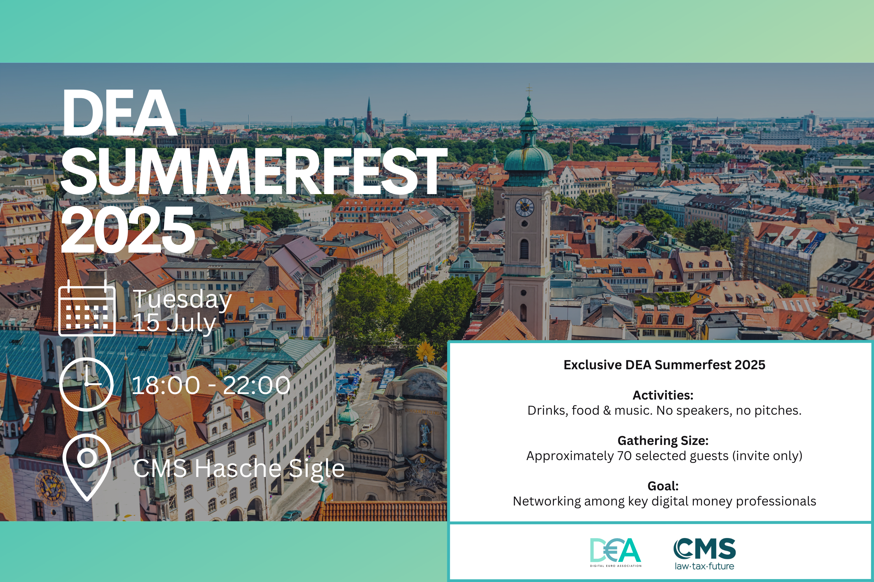 Recap of the DEA Summerfest 2025 at CMS Hasche Sigle in Munich
